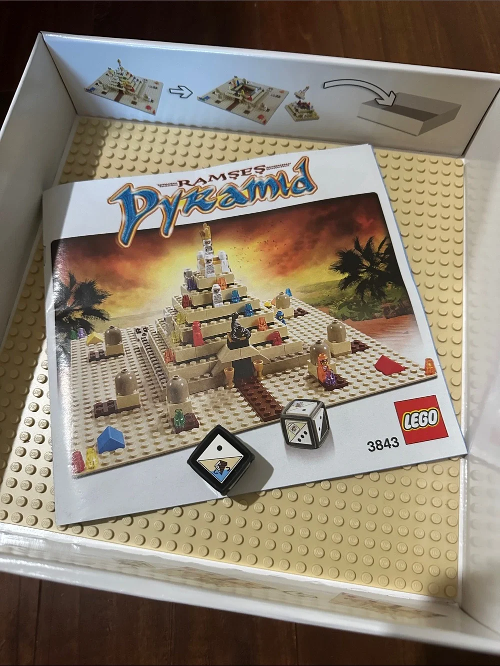 LEGO Games Ramses Pyramid 3843 2009 Incomplete Parts